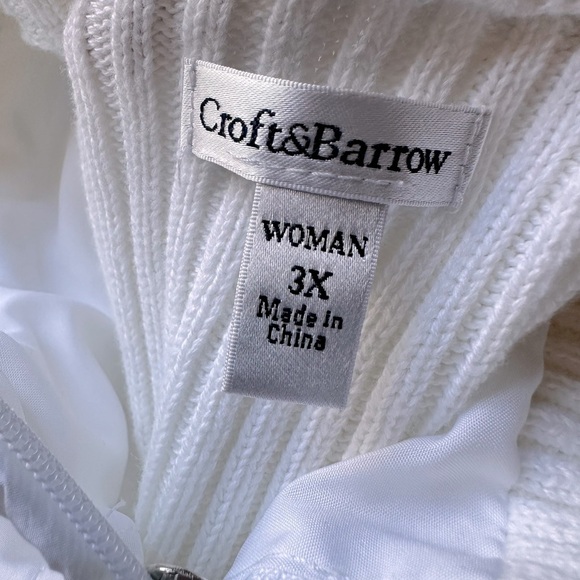 Croft & Barrow Sweater Jacket - Picture 6 of 6
